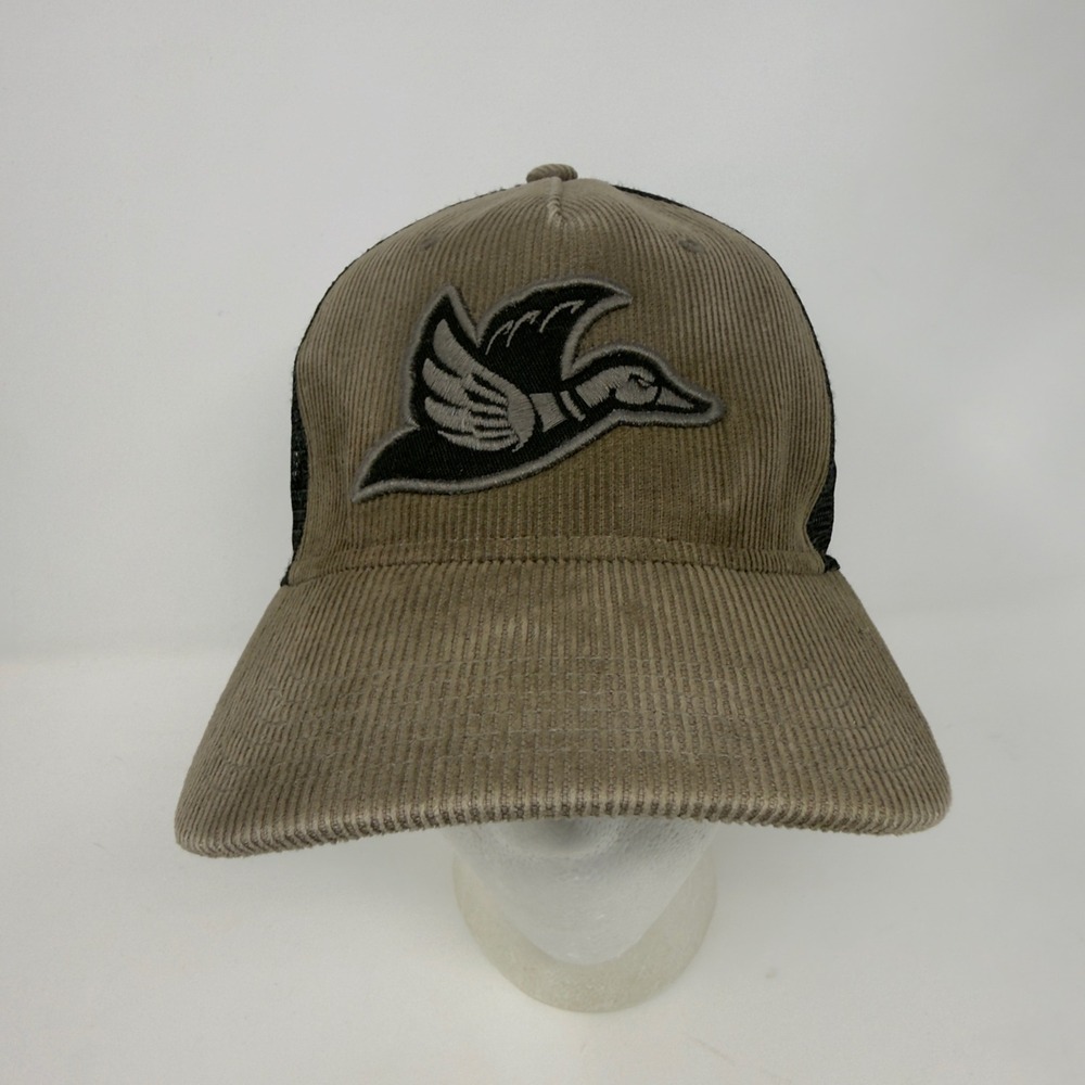 Duck Embroidery Corduroy Legacy Trucker‎ Mesh Adjustable Snapback Cotton Blend